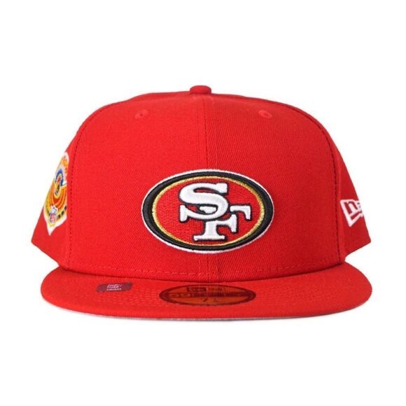 New Era 9FIFTY San Francisco 49ers Fitted‎ Hat Pro Bowl Side Patch Size OS NWT - Picture 2 of 9